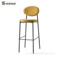 금속 - 다리 라운드 바스트 톨 카운터 의자 겉 천장 의자
